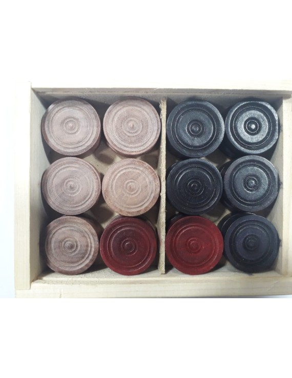 Surco Bulldog Wooden Carrom Coins