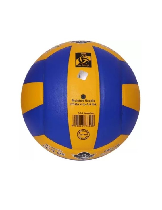 Spartan Super volley Leather Volleyball Ball (Size 4)