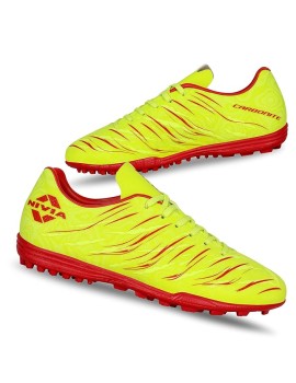 Nivia Carbonite 6.0 Trainer Football Shoes (Green) 