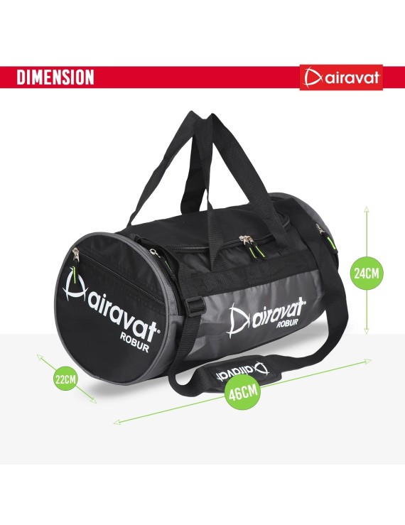 Airavat Robur 53 Gym Kit Bags (Grey)