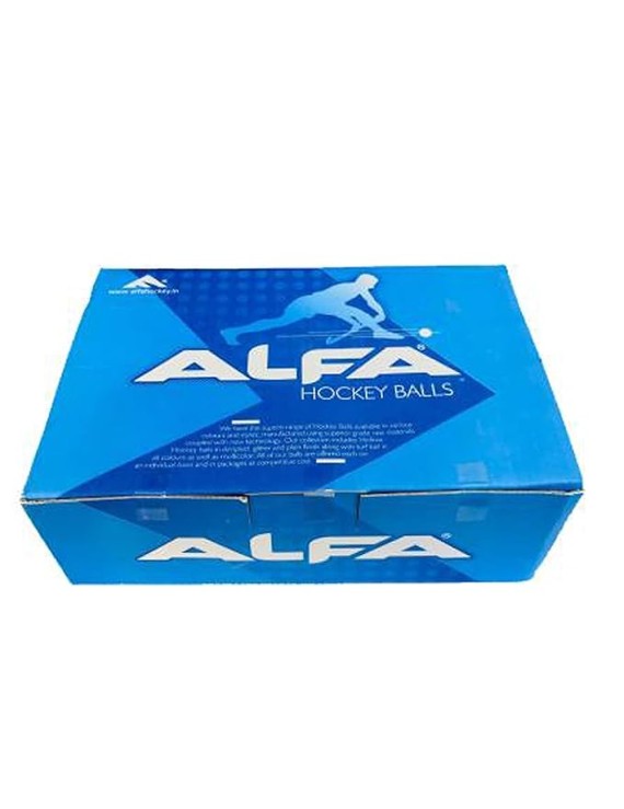 Alfa Standard Per Piece Hockey Turf Dimple Ball (White)