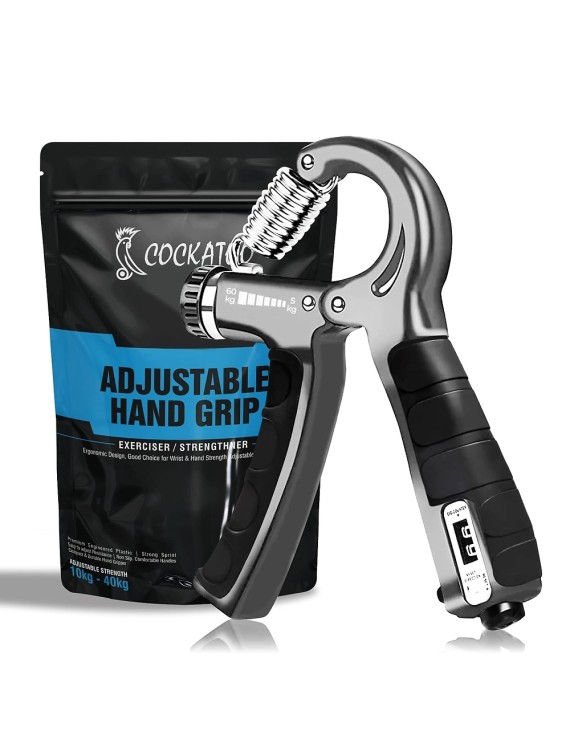 Cockatoo Adjustable 5-60 Kgs Hand Grip (With Counter) 