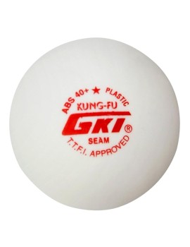 Gki Kung-Fu Abs 40+ Table Tennis Balls (White) 