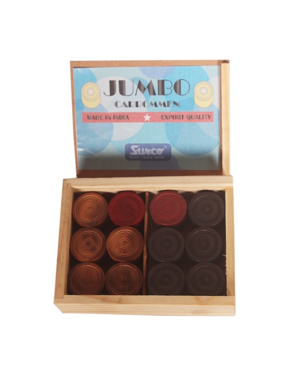 Surco Jumbo Wooden Carrom Coins
