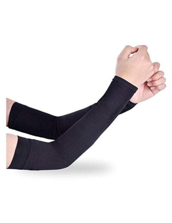 Koxtons Dlx Gold Lycra Cricket Fielding Sleeves (Black)