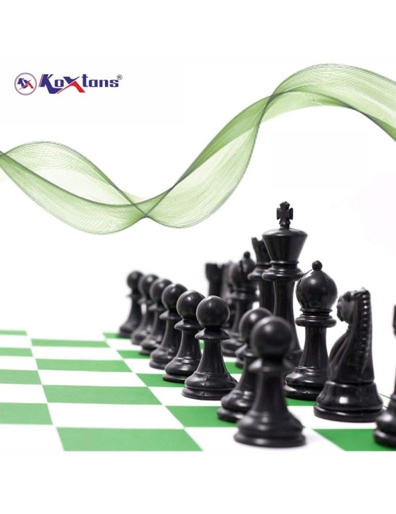 Koxtons Regular Rollon Chess Board (White Green)