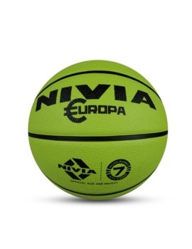 Nivia Europa Size 7 Basketball Ball (Green)