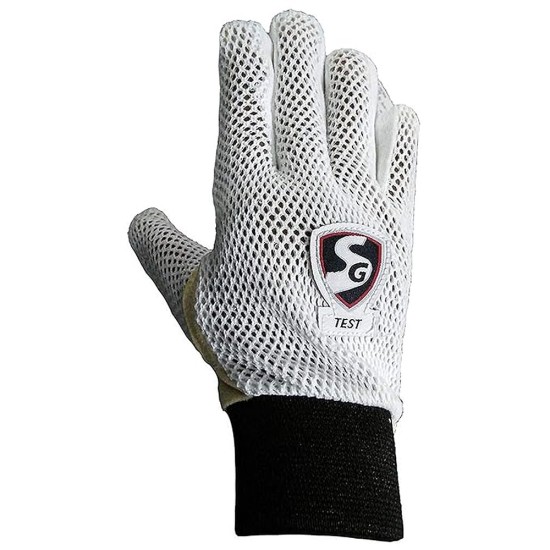 SG TEST COTTON CRICKET BATTING INNER-GLOVES (WHITE) 