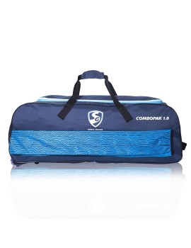 Sg Combopak Wheelie 1.0 Cricket Kit Bags (Sky Blue) 