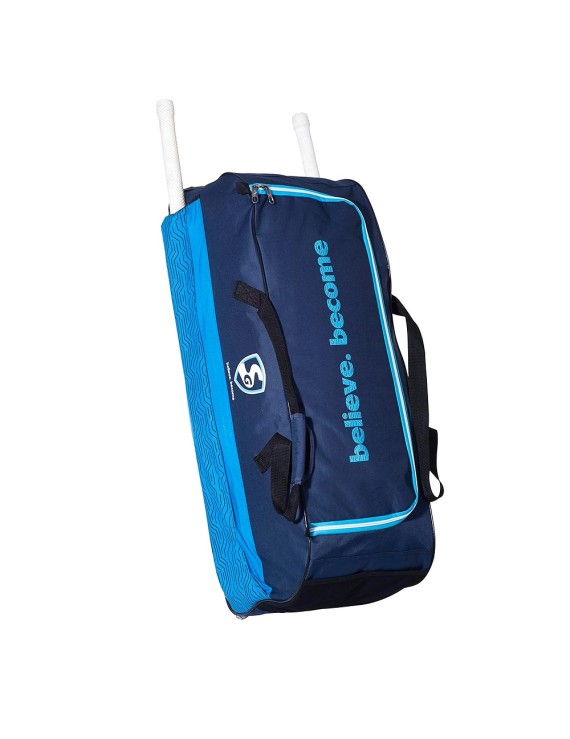 Sg Combopak Wheelie 1.0 Cricket Kit Bags (Sky Blue) 
