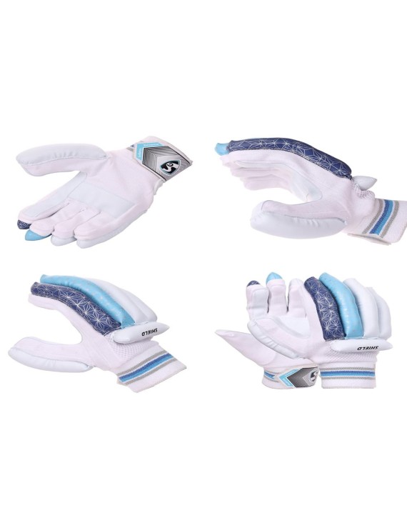 Sg Shield Cotton Palm Cricket Batting Gloves (Right Handed) 