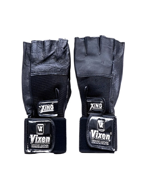 Vixen Xing Gym Exercise Gloves (Black) 