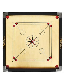 Koxtons Premium 1.5" Border Carrom Board (Full Size)