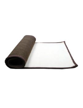Jute and Natural Rubber Yoga Mat (Brown)