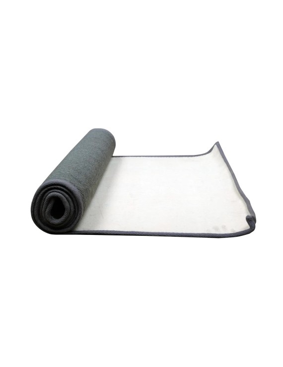 Jute and Natural Rubber Yoga Mat (Grey)