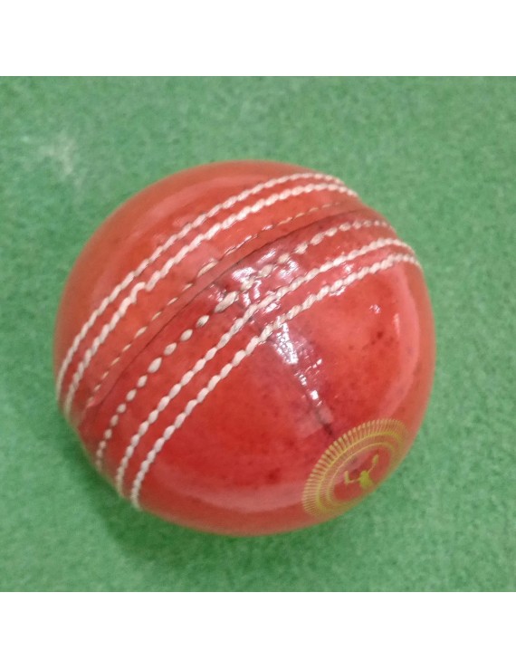 Chendla Sports V9A Four Piece Cricket Leather Balls (Red)