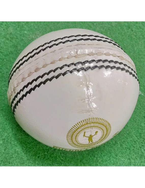 Chendla Sports V9A Four Piece Cricket Leather Balls (White) 