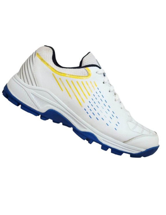 Sega Grace Rubber Spikes Cricket Shoes (Yellow)