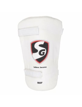 Sg Test Protective Cricket Batting Thigh-Pads (White) 