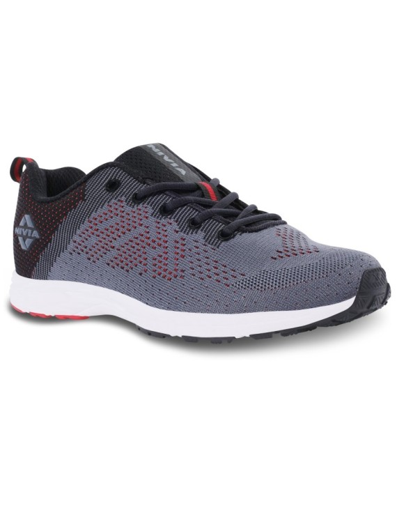 Nivia Yorks  Running Shoes (Grey) 