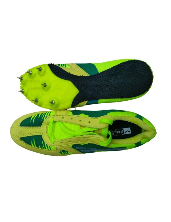 Sega Fly Spikes Athletic Spikes (Yellow/green)