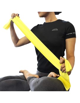 Konex Elastic Band For Yoga And Home Exercise (yellow)