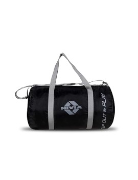 Nivia Enfold-01 Round Gym Bags (Black)