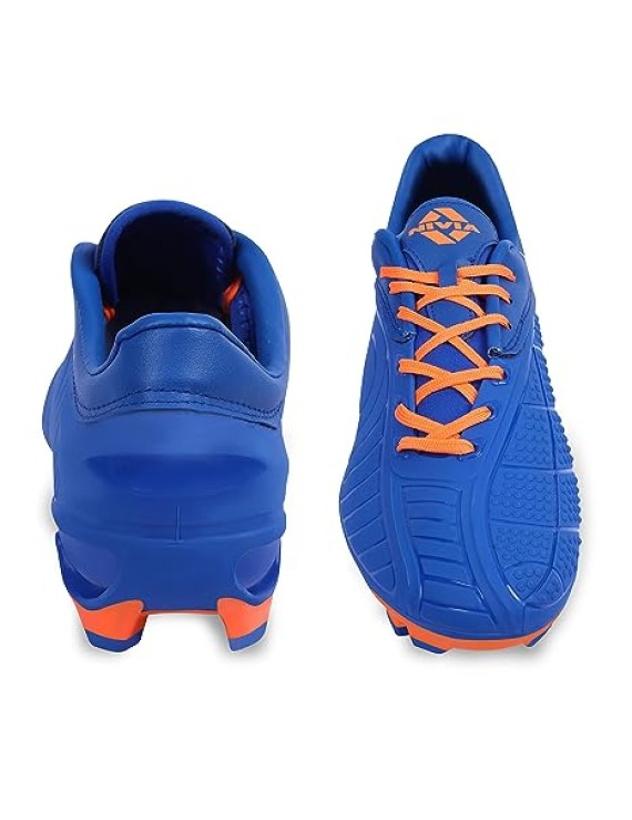 Nivia Dominator 2.0 Football shoes (BLUE-ORANGE)