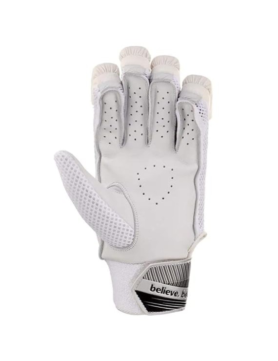 Sg Litevate White Right Handed Cricket Batting Gloves (White) 