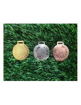 Customized Economy Gold, Silver, Bronze Victory Medal (2 Inches)