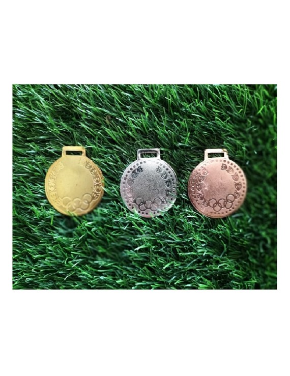 Customized Economy Gold, Silver, Bronze Victory Medal (2 Inches)