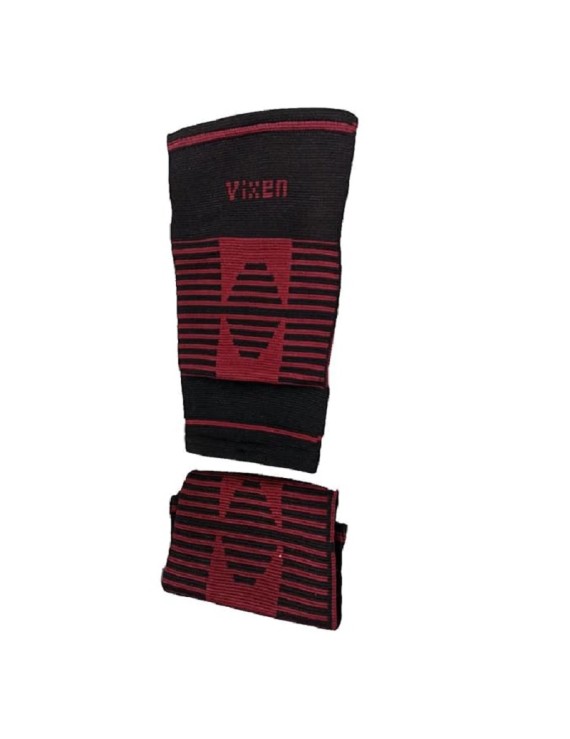 Vixen Soft Touch Knee Support (Black Red)