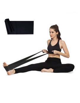 Konex Elastic Band For Yoga And Home Exercise (Black)