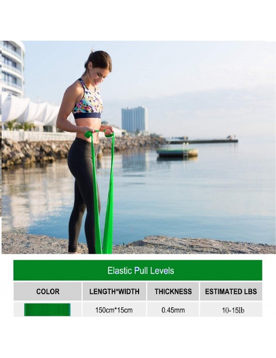 Konex Elastic Band For Yoga And Exercise (Green)