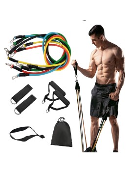 Resistance Band Set - 5 Bands With Accessories