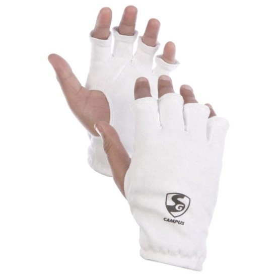 SG CAMPUS COTTON CRICKET BATTING INNER-GLOVES (OFF WHITE) 