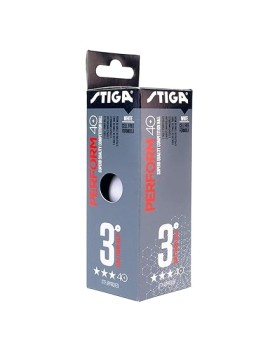 Cosco Stiga Perform 40+ Competition Table Tennis Balls (White) 