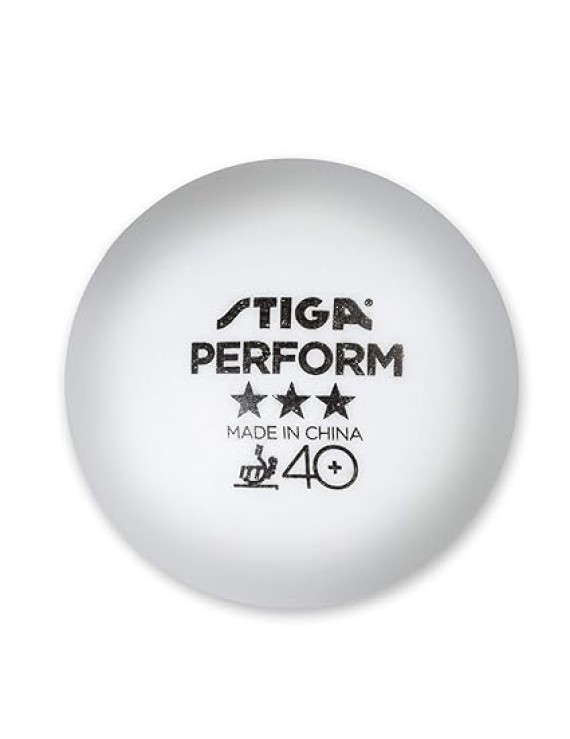Cosco Stiga Perform 40+ Competition Table Tennis Balls (White) 