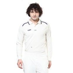 TYKA APEX FULL SLEEVES CRICKET T-SHIRT (OFF WHITE) 