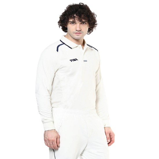 TYKA APEX FULL SLEEVES CRICKET T-SHIRT (OFF WHITE) 