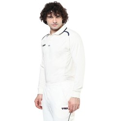 TYKA APEX FULL SLEEVES CRICKET T-SHIRT (OFF WHITE) 