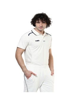 TYKA APEX CRICKET T-SHIRT - HALF SLEEVES (Off White)