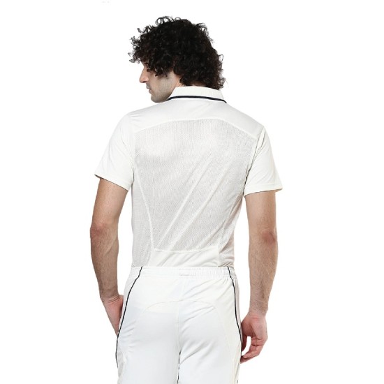 TYKA APEX HALF SLEEVES CRICKET T-SHIRT (OFF WHITE)
