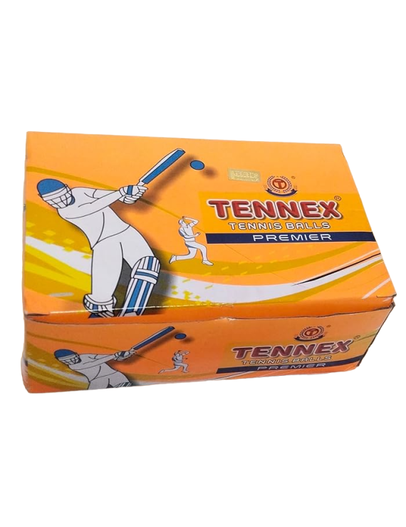 Tennex Underarm Soft Cricket Tennis Ball (Yellow) 