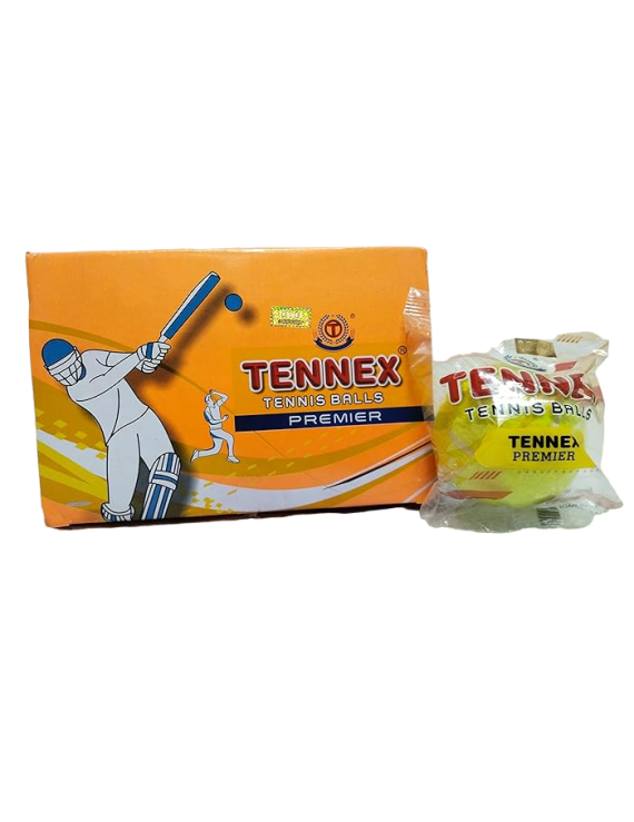 Tennex Underarm Soft Cricket Tennis Ball (Yellow) 
