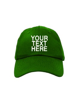 Customized Sports Cap with your text and logo (Green)