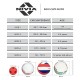 NIVIA COUNTRY COLOUR RUBBER MOULDED FOOTBALL BALLS (ENGLAND) 
