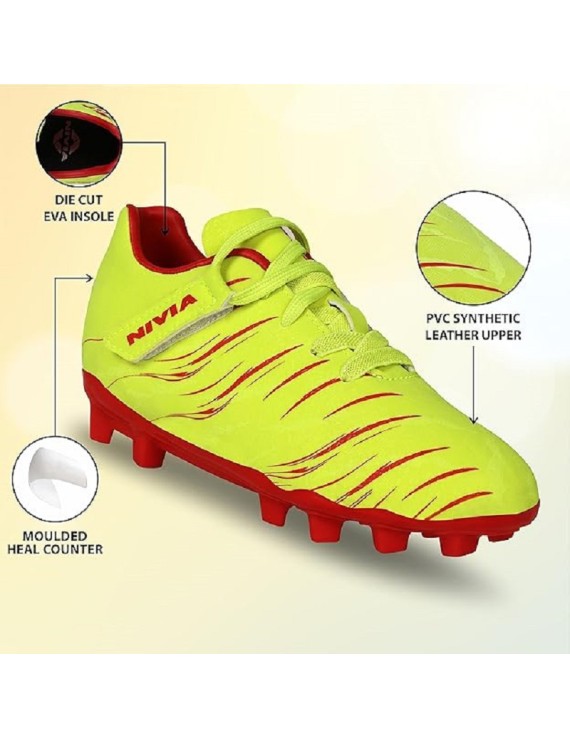 Nivia Carbonite 6.0 Football Shoes (Green) 