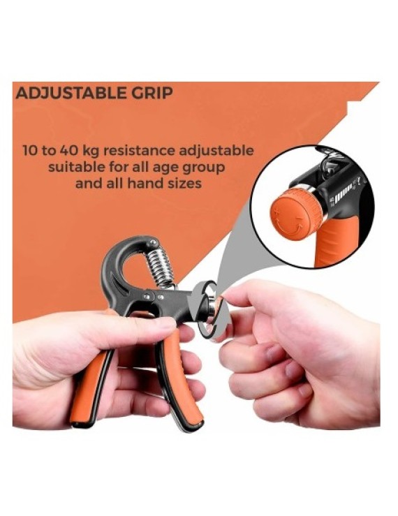 Sterling Hand Grip Adjustable Up to 60Kg  (Orange) 