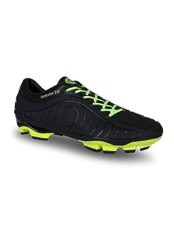 Nivia Dominator 2.0 Football shoes (BLACK-GREEN)